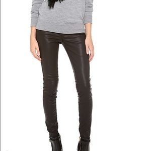 NWT Halston Heritage Skinny Faux Leather Pants